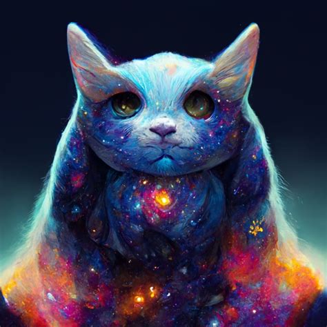 Galaxy Cat Midjourney Openart