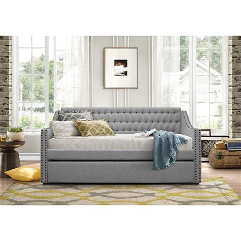 Homelegance Furniture Daybeds 4966 Ab Transitional Tulney Upholstered