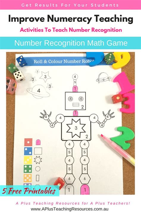 Free Number Recognition Games A Plus Teaching Resources Math Games