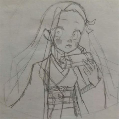 Nezuko Fanart ʸᵃʸ Anime Amino Fan Art Sketch Head Anime