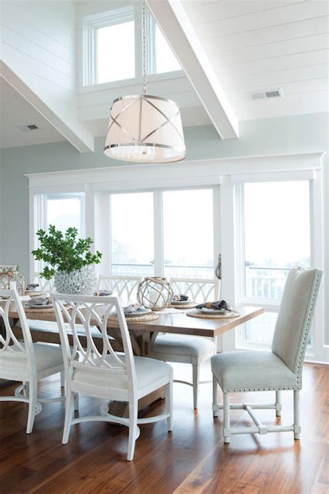 Learn about the process and tour the dreamy result. Cottage - Dining Room - Restoration Hardware Silver Sage