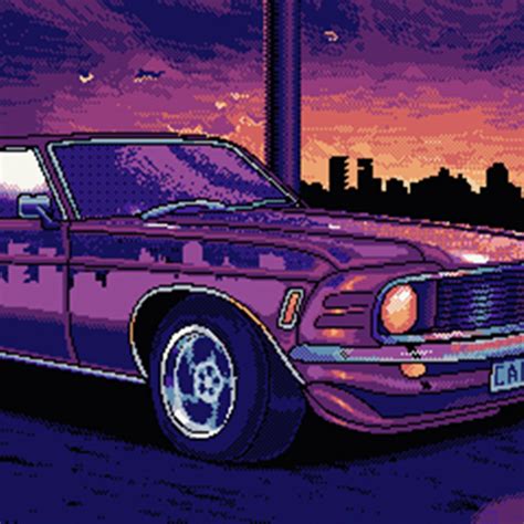 Американские классические авто american classic cars. Retro Anime Car Aesthetic Wallpaper - Anime Wallpaper HD
