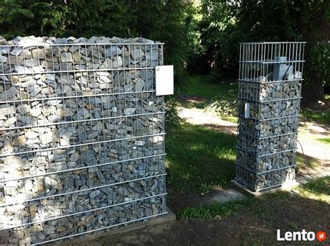 Ogrodzenie gabionowe powstaje z koszy z metalowej metr bieżący ogrodzenia z gabionów kosztuje obecnie ok. Kosze gabionowe - ogrodzenia gabionowe Olsztyn