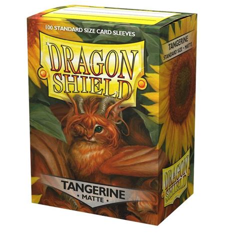 Each art piece is printed using high quality color pigments and museum grade canvas. Dragon Shield: Matte Tangerine Sleeves | at Mighty Ape NZ
