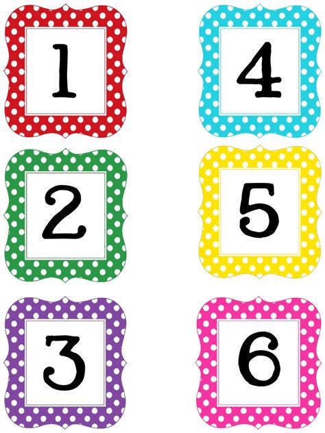 These free dot to dot printables are a must have for a fun way to practice number recognition and number order skills. Multi Polka Dot Numbers