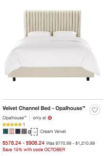 Opalhouse Velvet Channel Bed Opalhouse Bed