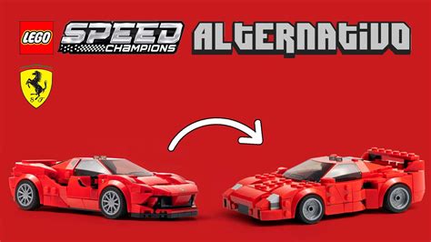 👷🏻‍♂️ Moc Alternativo Lego Ferrari F8 Tributo Speed Champions En