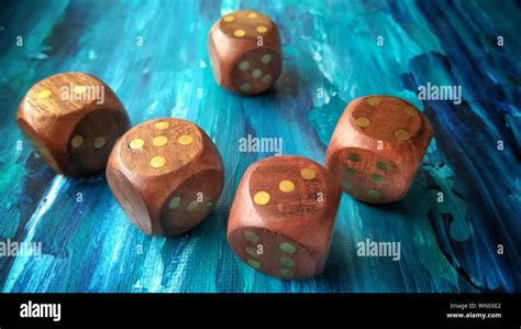 Blue Dice Hi Res Stock Photography And Images Alamy