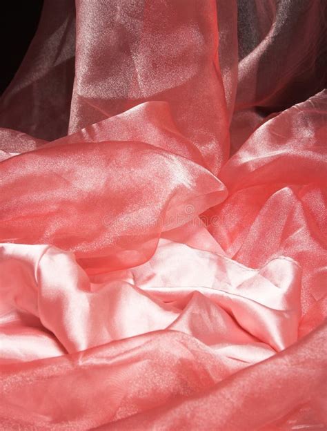 Pink Silk Stock Image Image Of Material Elegance Fabric 32471099