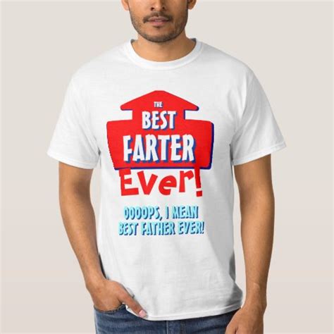 Best Farter Father Ever Funny Fathers Day Tee Zazzle