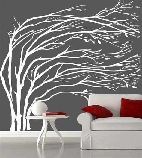 Tree Silhouette Vinyl Wall Art Decal Wall Design Ideas