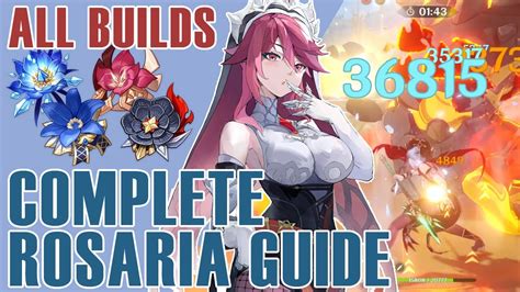 Complete Rosaria Guide Cryo Dps Physical Dps Sub Dps Builds