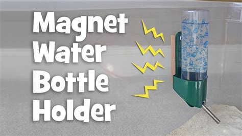 How To Put A Hamster Water Bottle In A Tank