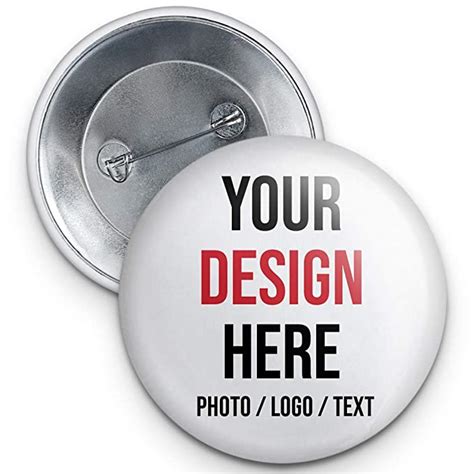 Custom Pins Custom Buttons Design Your Own Personalized Pinback Buttons Amazon