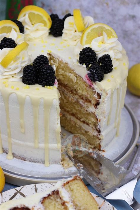 Lemon Elderflower Cake Janes Patisserie