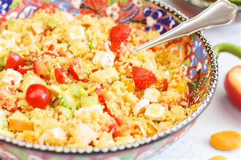 Couscous Salade Met Gerookte Kip En Feta Salades Smaakmenutie