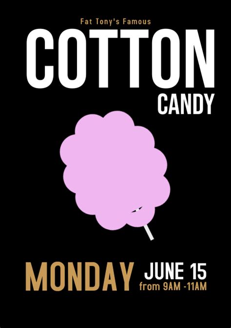 Cotton Candy Template Postermywall