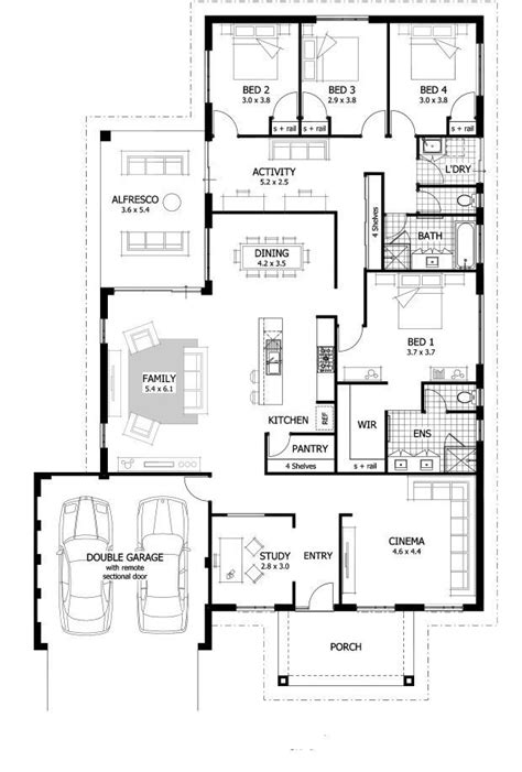 Floor Plan Friday Study Home Cinema Activity Room And Large Undercover