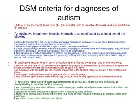 Ppt Assessment For Autistic Spectrum Disorder Powerpoint Presentation
