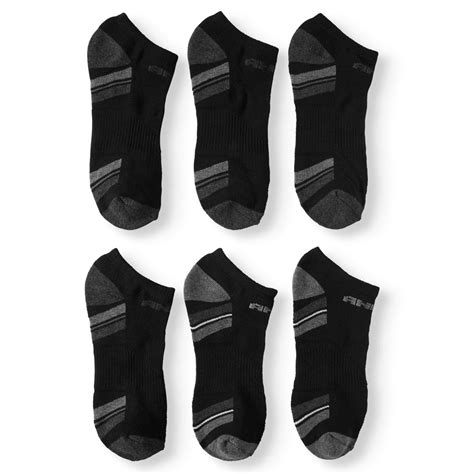 And1 Mens Performance Low Cut Socks 6 Pack
