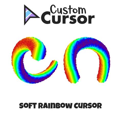 Soft Rainbow Cursors Custom Cursor In 2022 Rainbow Custom