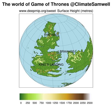 2017 Scientists Simulate The Climate Of Game Of Thrones Cabot