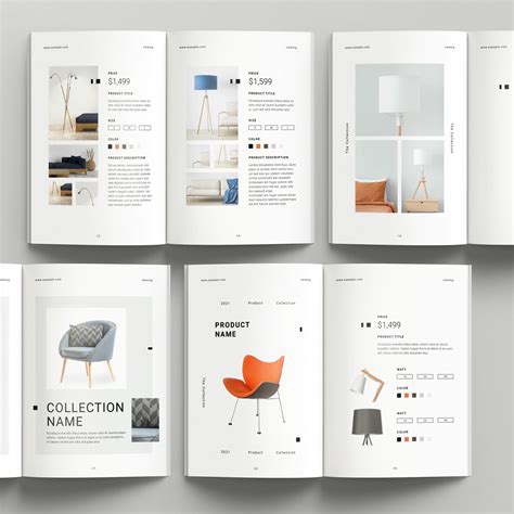 Indesign Template Minimal Product Catalog Layout On Behance