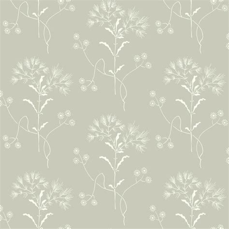 Magnolia Home Wildflower Cupola Light Grey And White Wallpaper Me1516