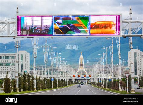 Ashgabat Turkmenistán en Asia Central África la publicidad la
