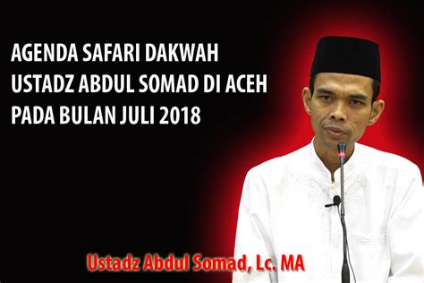 Gerakan angkatan muda kristen indonesia (gamki) berpendapat bahwa dakwah dari sang ustaz namun kami menyayangkan adanya ucapan ini, apalagi ustaz abdul somad selama ini kita kenal sebagai seorang ulama ternama, juga seorang. AGENDA SAFARI DAKWAH USTADZ ABDUL SOMAD DI ACEH PADA BULAN ...