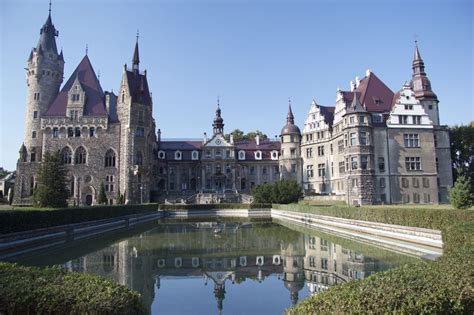 Moszna Castle | Medieval castle, Castle, Castle tower