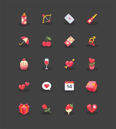 Freebie Valentine Icons