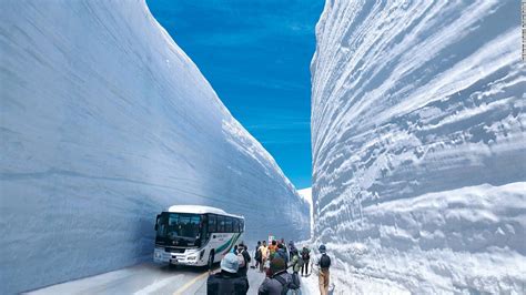 Roof Of Japan Deep Snow Corridor Opens To Visitors Cnn Travel