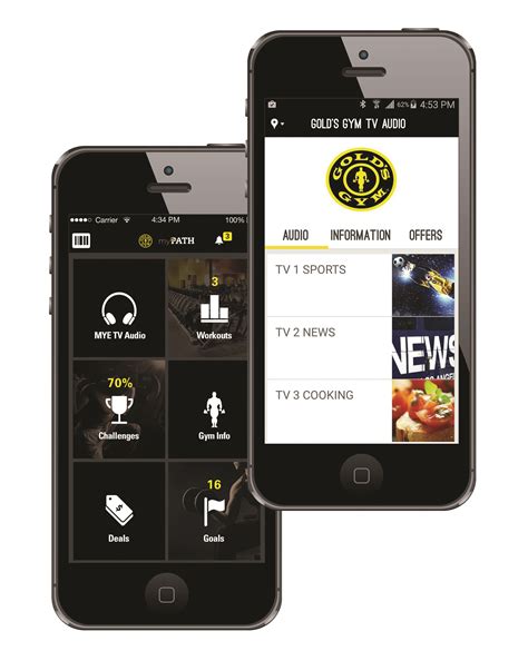 Mye Entertainment Now Offers Club Tv Audio On Golds Gym Mobile App For