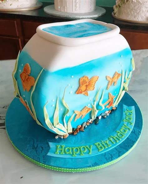 Goldfish Cake Design Images Goldfish Birthday Cake Ideas Aquarium