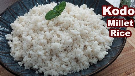 Millet Rice Recipe How To Cook Millet Kodo Millet Rice Recipe