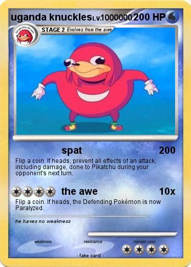 Pokémon Uganda Knuckles 81 81 Spat My Pokemon Card