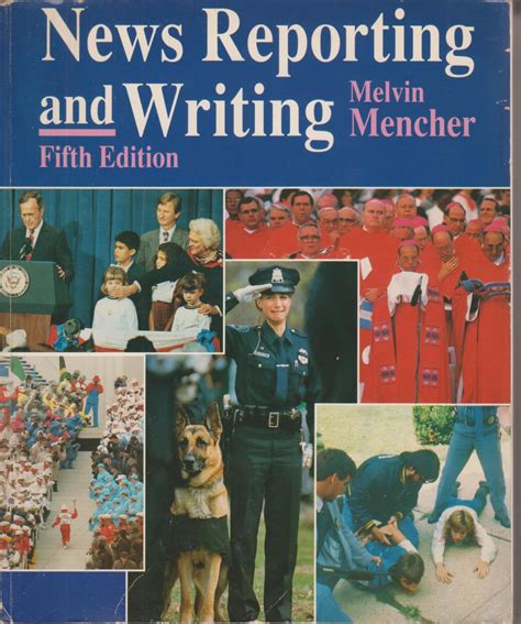 News Reporting And Writing Fifth Edition By Melvin Mencher Etsy