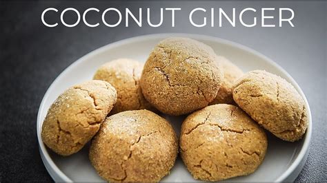 Gf Coconut Ginger Cookies Recipe Easy Christmas Treats Youtube