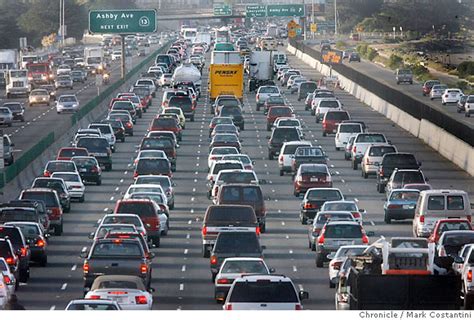 Traffic Slow Around The Bay Area