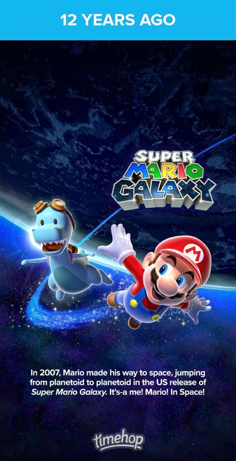 November 12th 2007 Super Mario Galaxy Is Released Ronthisday