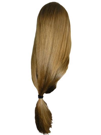 Girl Hair Blonde Ponytail Low Really Long 1 By Pngtransparency On