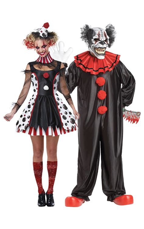 Shop creative couples costume ideas and shop outfits sure to be a. Evil Clown Couples Halloween Costume | Joke.co.uk