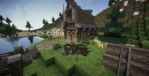 Welcome back to another minecraft village tutorial. Medieval House on a Little Island - Minecraft Building Inc