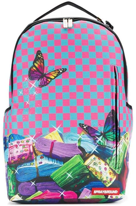 Sprayground Butterfly Backpack Backpacks Cool School Bags Stylish