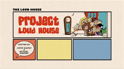 The Loud House Proyect Loud House Title Card Youtube