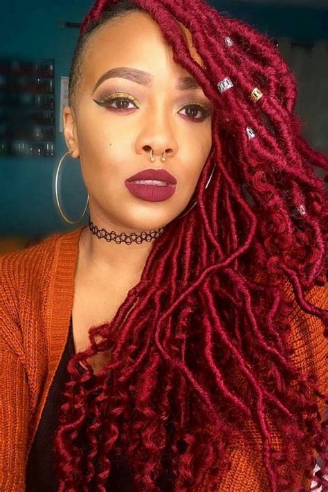 23 Beautiful Black Women Who Will Make You Want Goddess Locs Dreadlock Hairstyles Black Hair