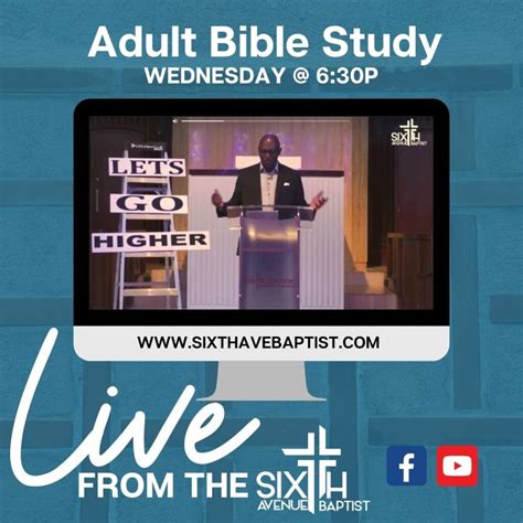 Adult Bible Study Virtual Sixth Avenue Baptist Church Birmingham