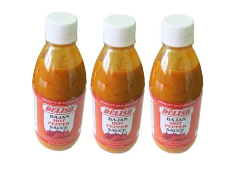 3 Bottles Of Original Barbados Delish Bajan Hot Sauce Prefect For Bbq For Sale Online Ebay