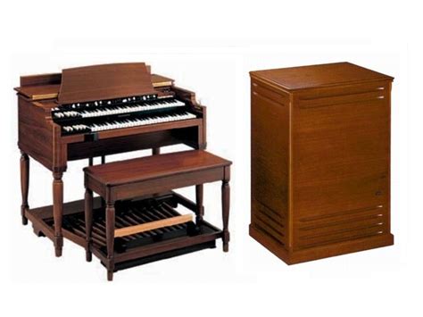 The Classic Combo Of Hammond B3 Electric Organ And Leslie Rotating